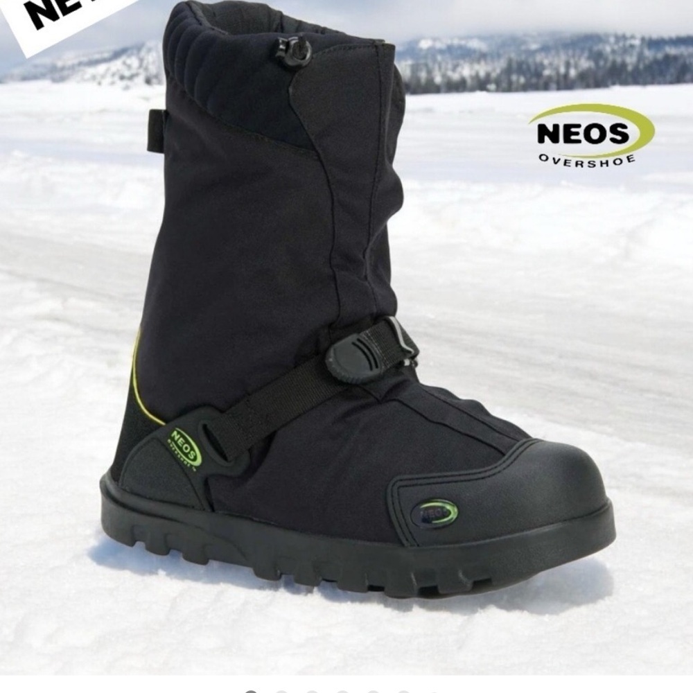 Neos Explorer Overshoes black winter boot covers 2XL (13,5 - 15), Black